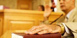 Witness on Stand