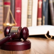 Law Books And Gavel